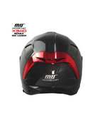 MTS X340 Novax Red Carbon Full Face Motosiklet Kaskı