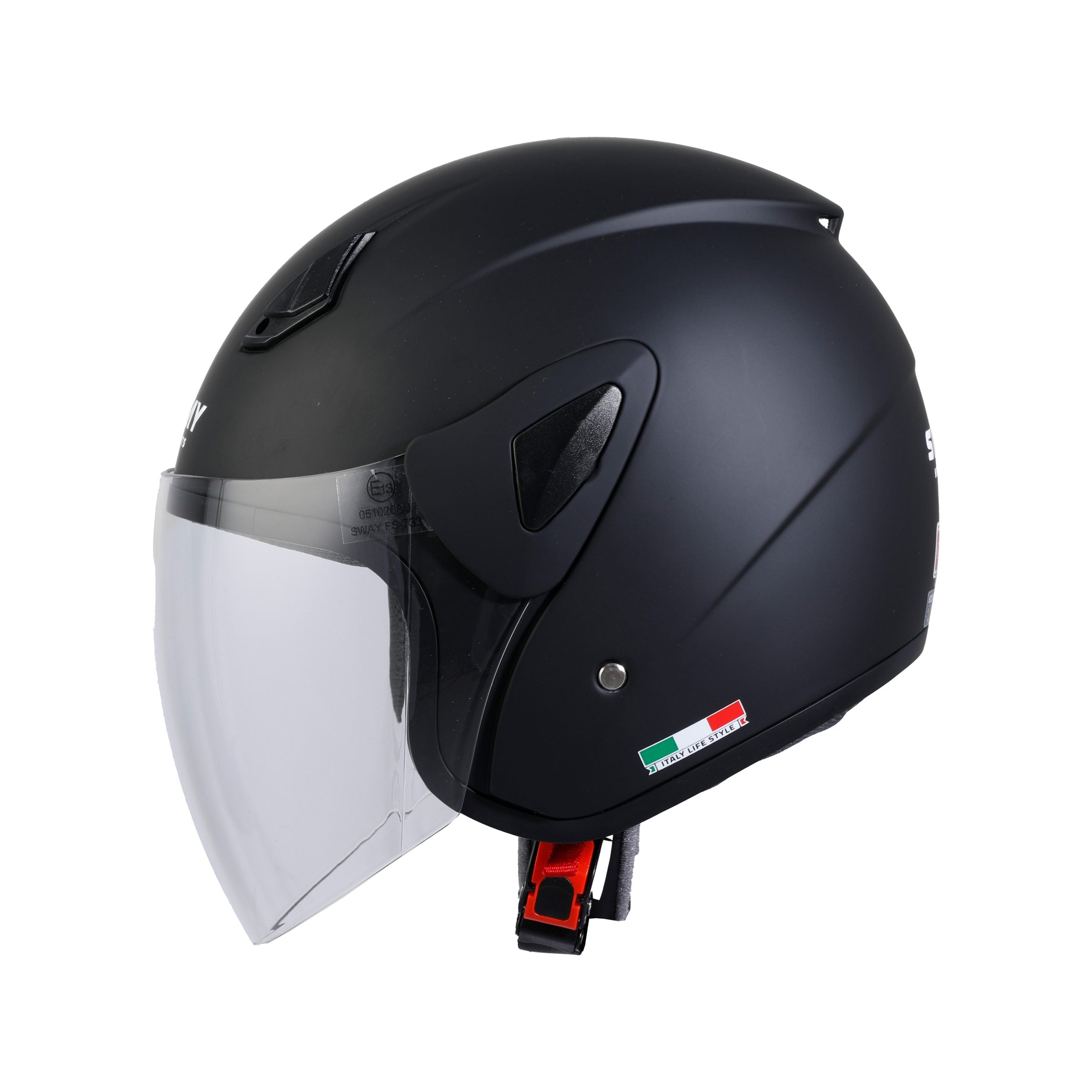 SWAY 733 Kask Mat Black