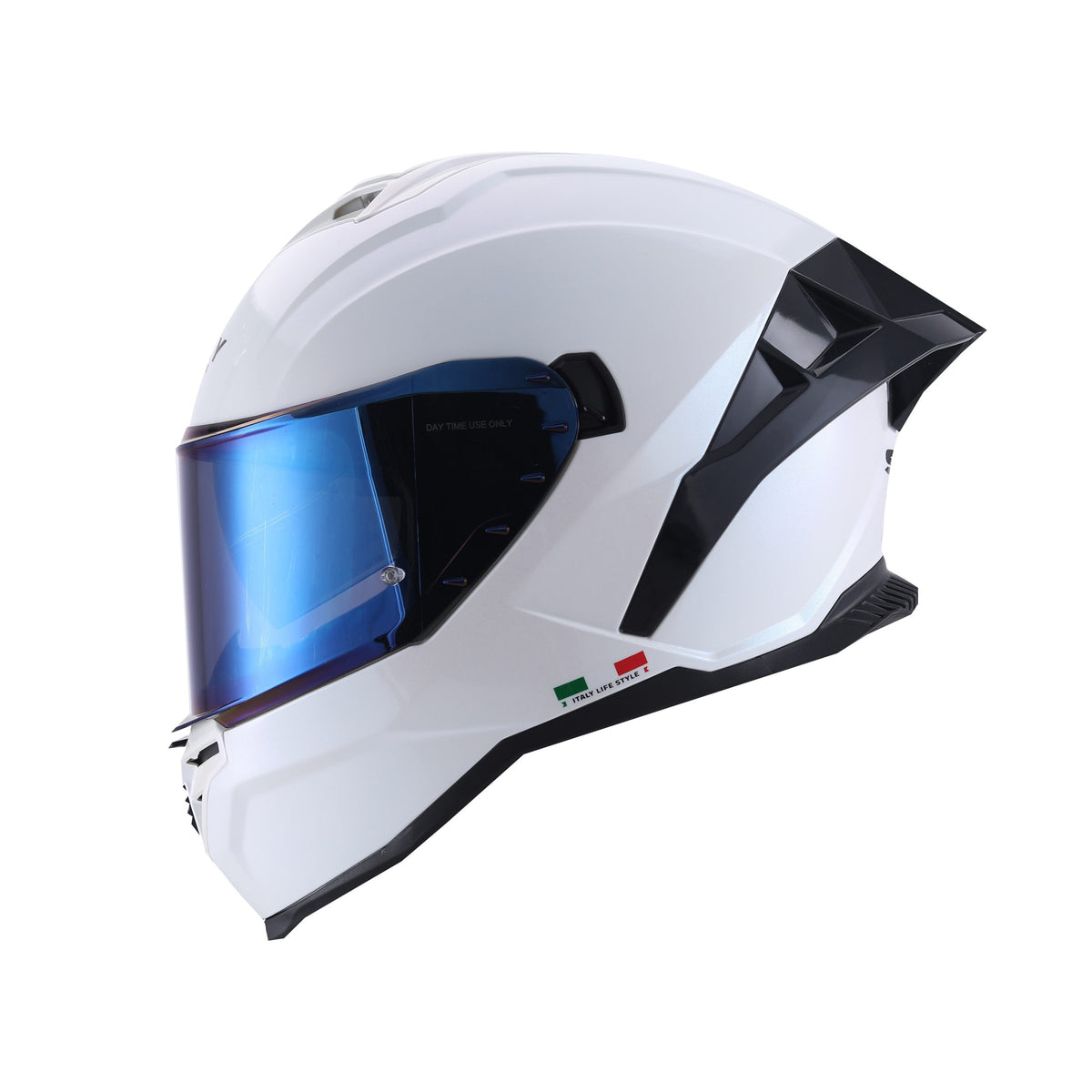 SWAY 867 Blue White Full Face Motosiklet Kaskı