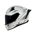 SWAY 869 Sirio White Grey Full Face Motosiklet Kaskı