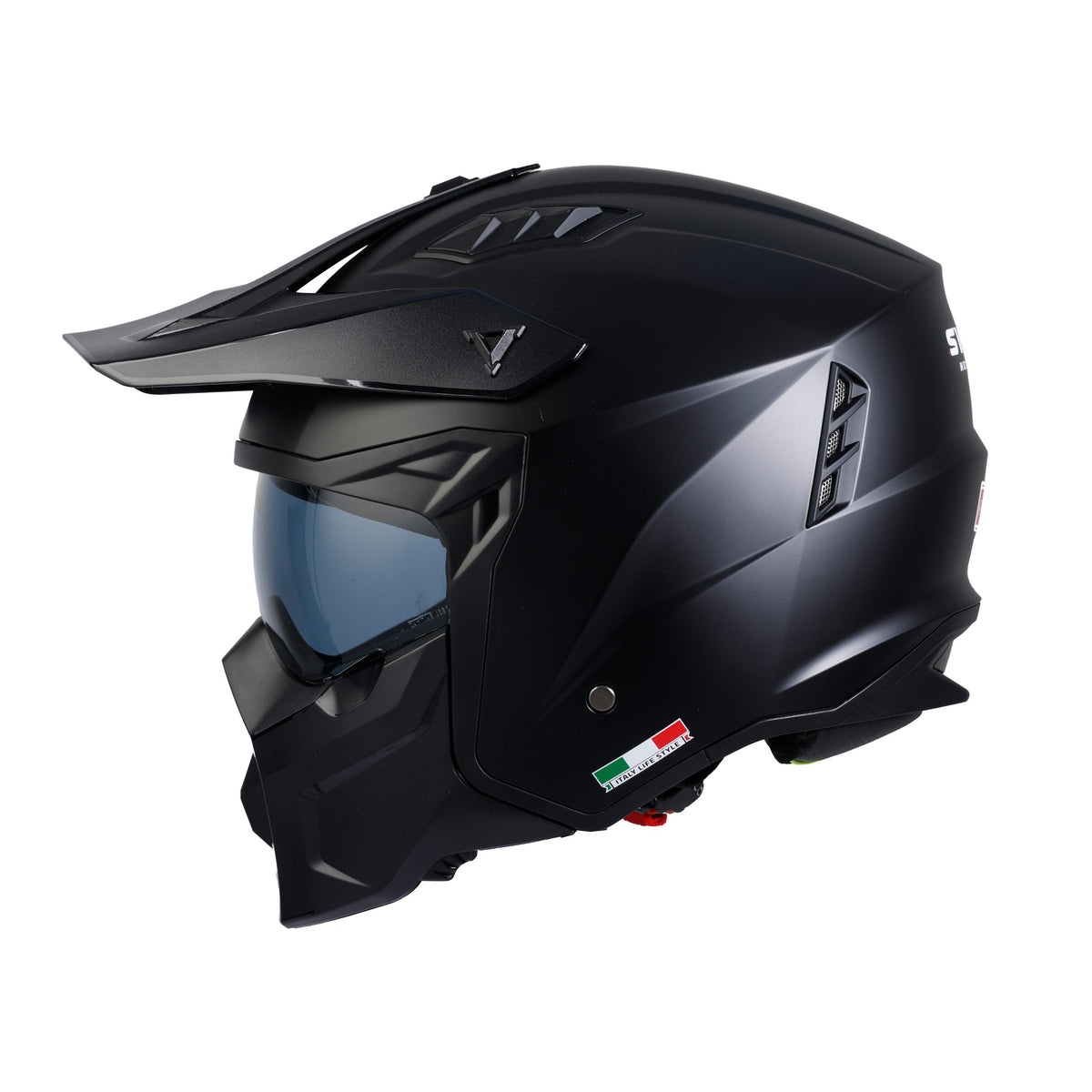 SWAY SW X1-X SEUL Matt Black Modüler Motosiklet Kaskı