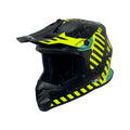 SWAY 618 Alert Matt Yellow Black Çocuk Cross Motosiklet Kaskı