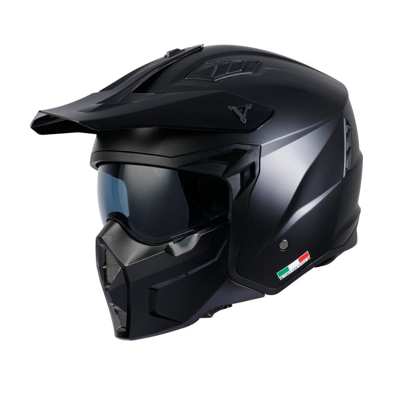 SWAY SW X1-X SEUL Matt Black Modüler Motosiklet Kaskı