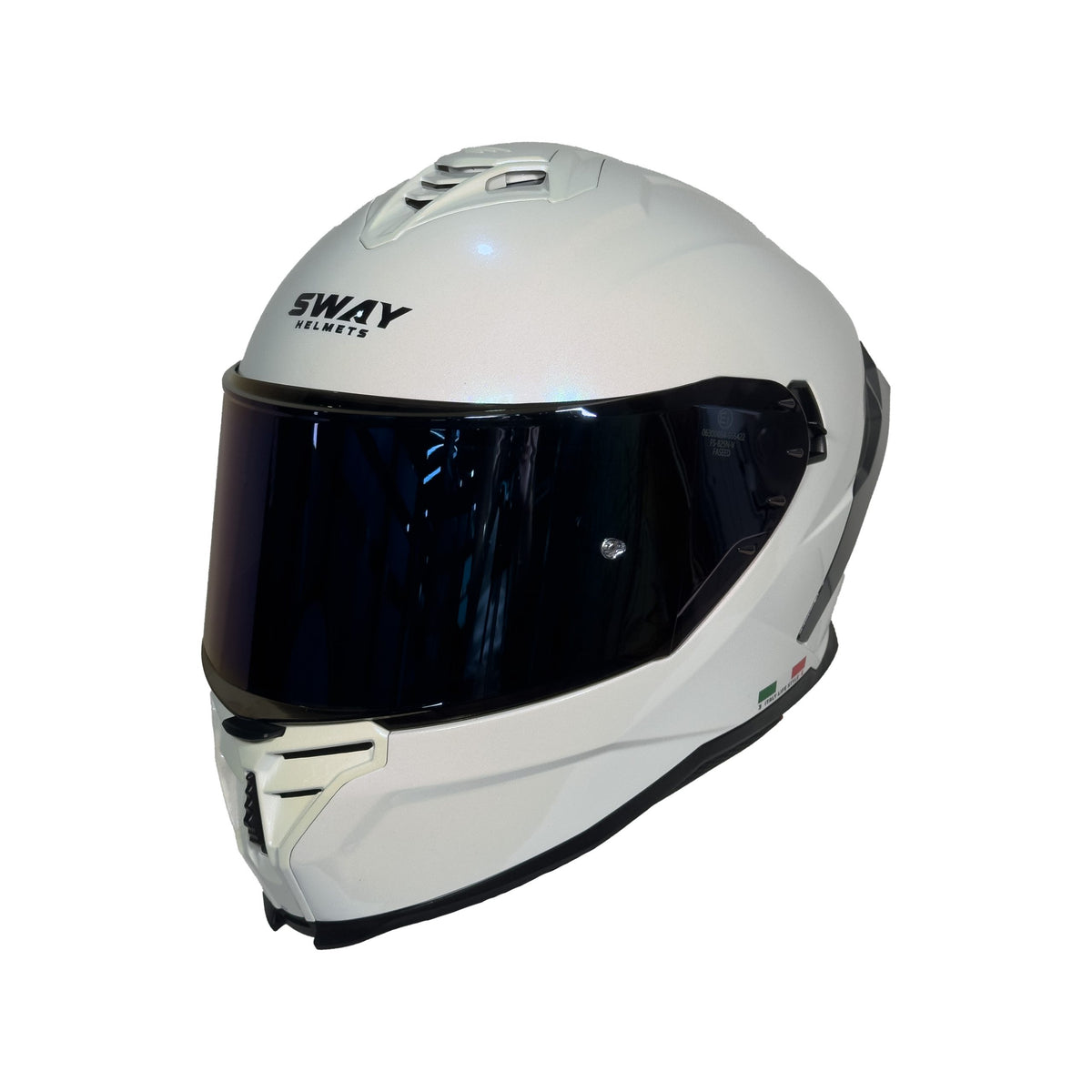 SWAY 867 Blue White Full Face Motosiklet Kaskı