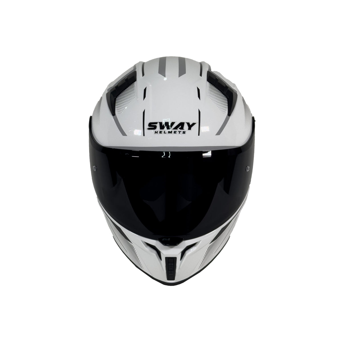 SWAY 869 Sirio White Grey Full Face Motosiklet Kaskı