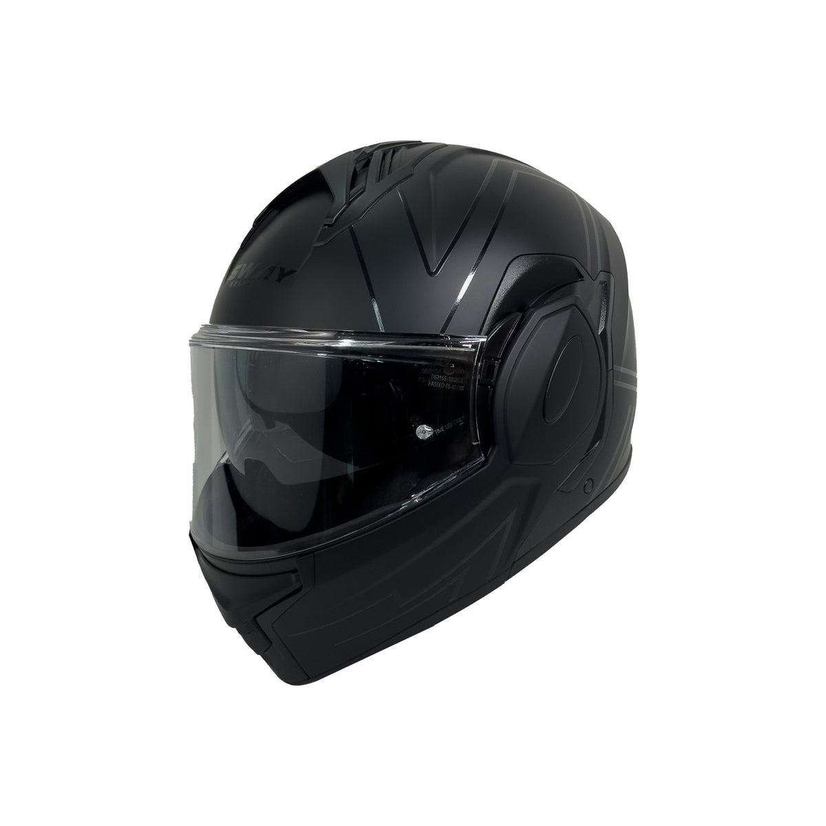 SWAY X600 Black Line 180° Çene Açılır Motosiklet Kaskı
