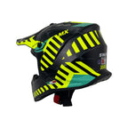 SWAY 618 Alert Matt Yellow Black Çocuk Cross Motosiklet Kaskı