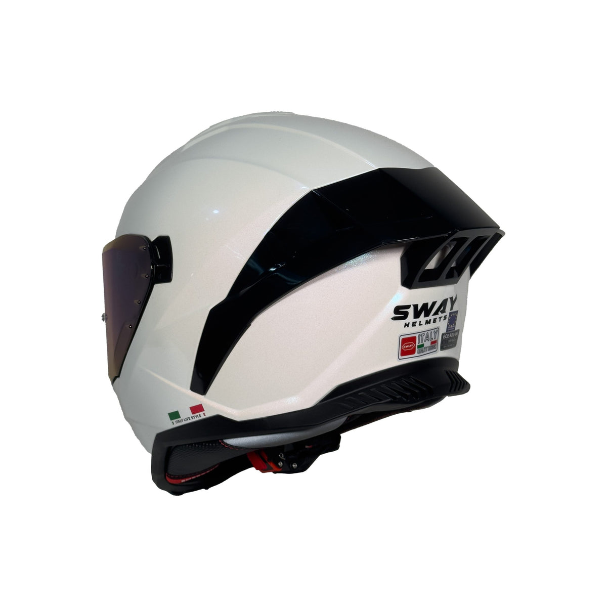 SWAY 867 Blue White Full Face Motosiklet Kaskı