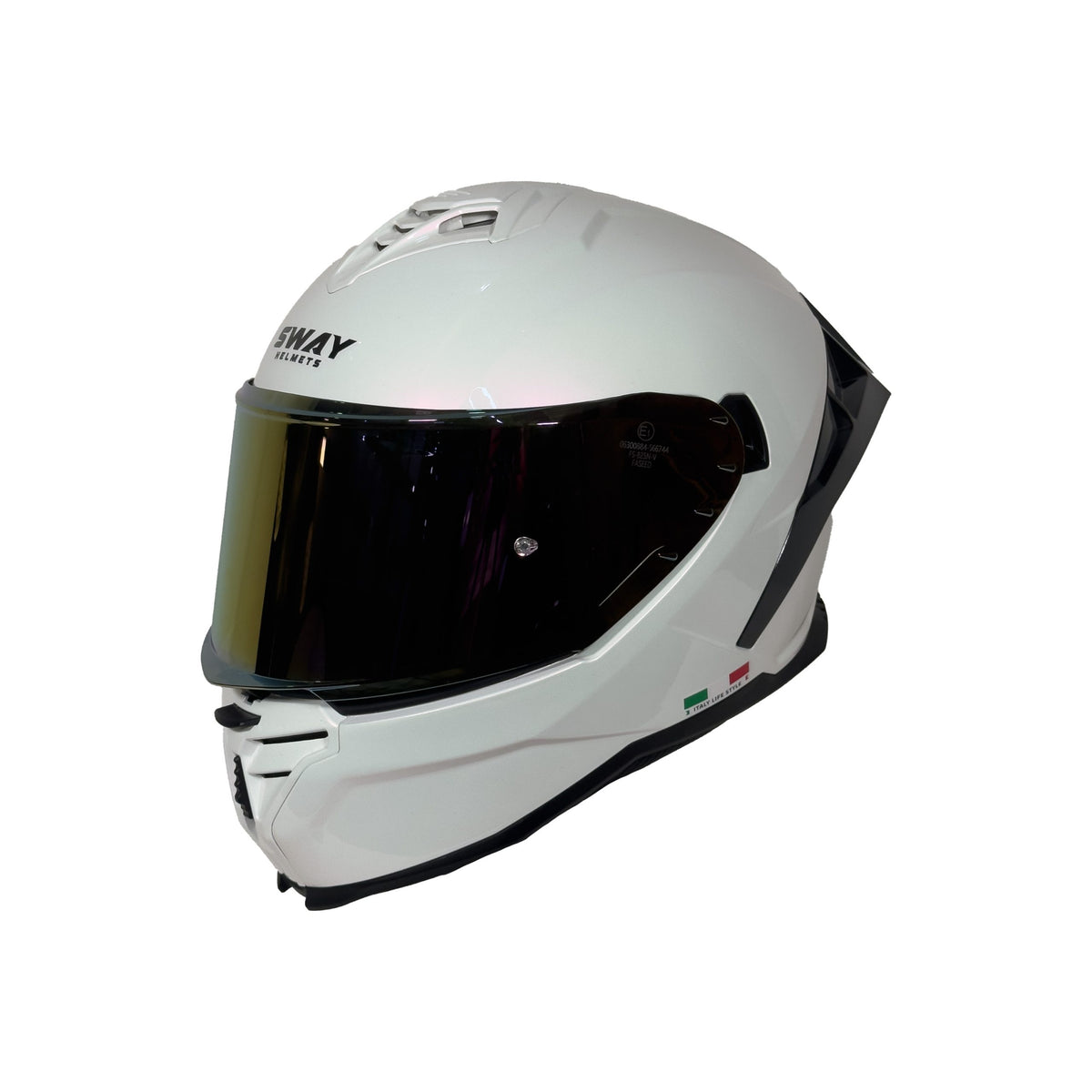 SWAY 867 Pink White Full Face Motosiklet Kaskı