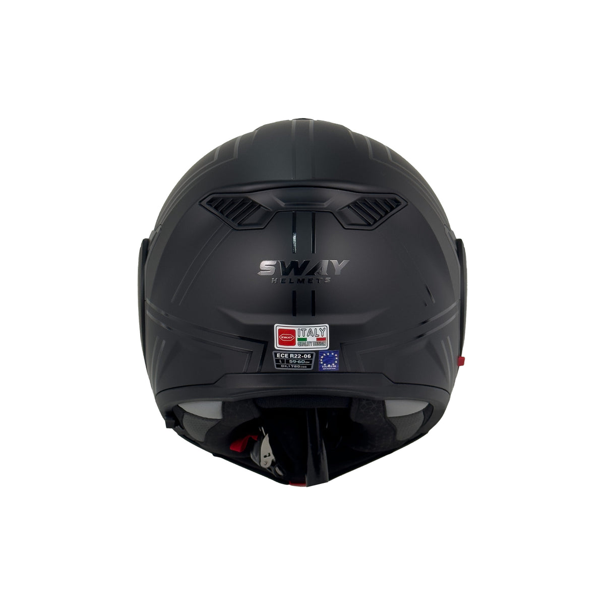SWAY X600 Black Line 180° Çene Açılır Motosiklet Kaskı