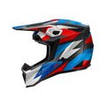 SWAY 635 Shot Black Blue Cross Motosiklet Kaskı