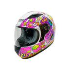 SWAY SW 815K OCEAN White Pink Full Face Çocuk Motosiklet Kaskı