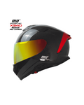 MTS X340 Novax Red Carbon Full Face Motosiklet Kaskı