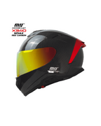 MTS X340 Novax Red Carbon Full Face Motosiklet Kaskı