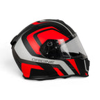 Origine Gt Mat Red White Black Kapalı Kask