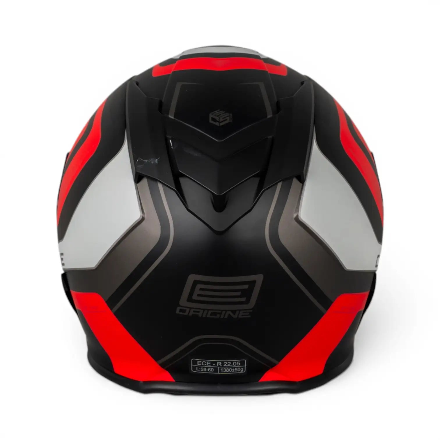 Origine Gt Mat Red White Black Kapalı Kask