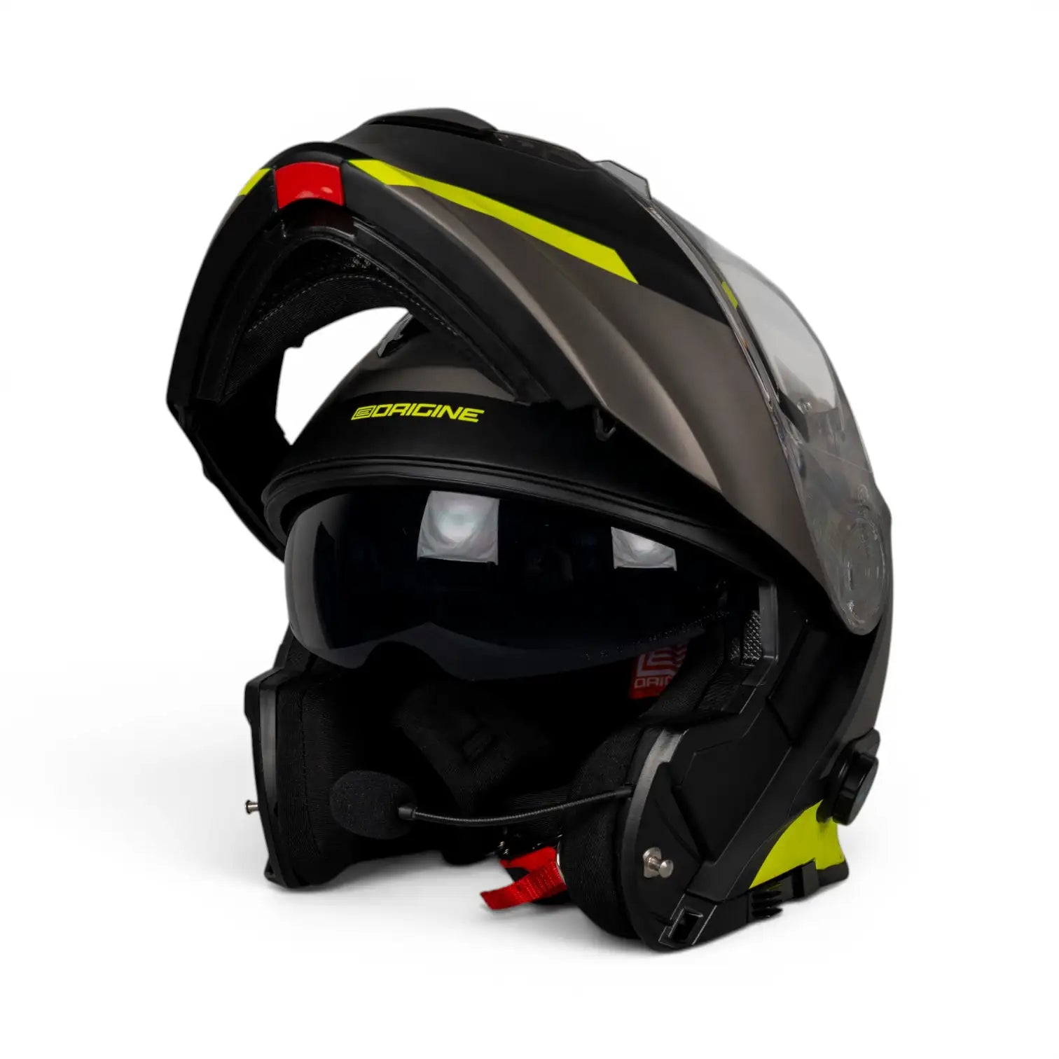 Origine Delta Bt Yellow Gray Black Açılır Kask