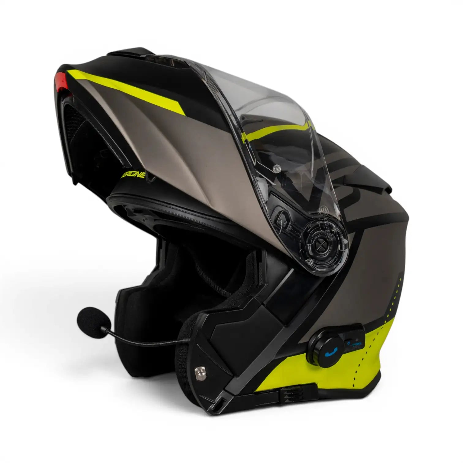 Origine Delta Bt Yellow Gray Black Açılır Kask