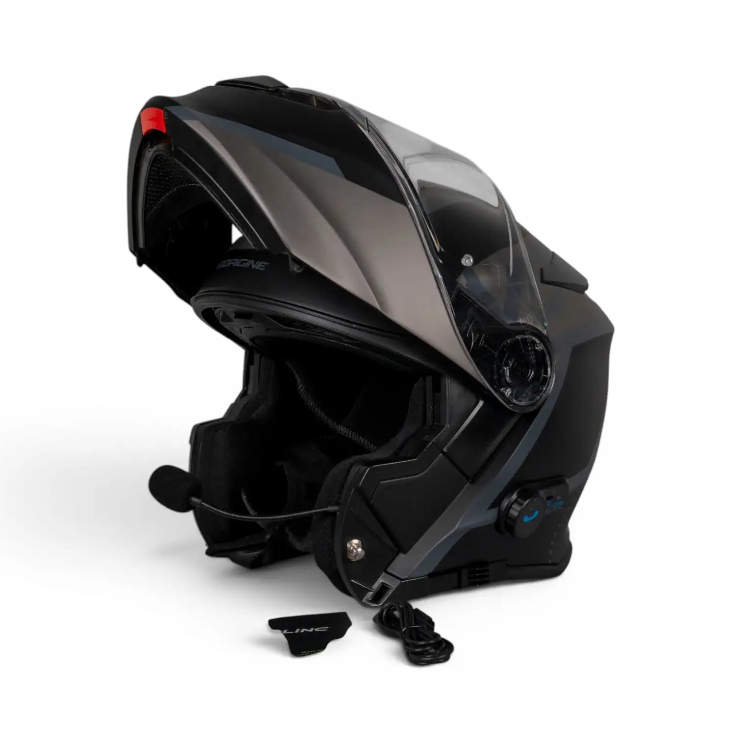 Origine Delta Bt Black Gray Açılır Kask