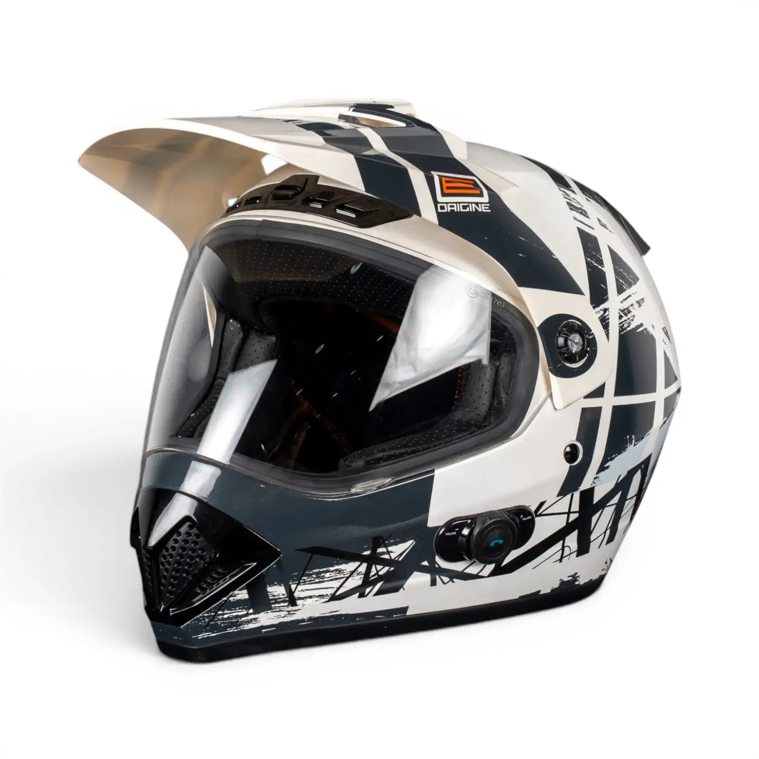 Origine Dakar White Black Kapalı Kask