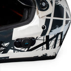 Origine Dakar White Black Kapalı Kask