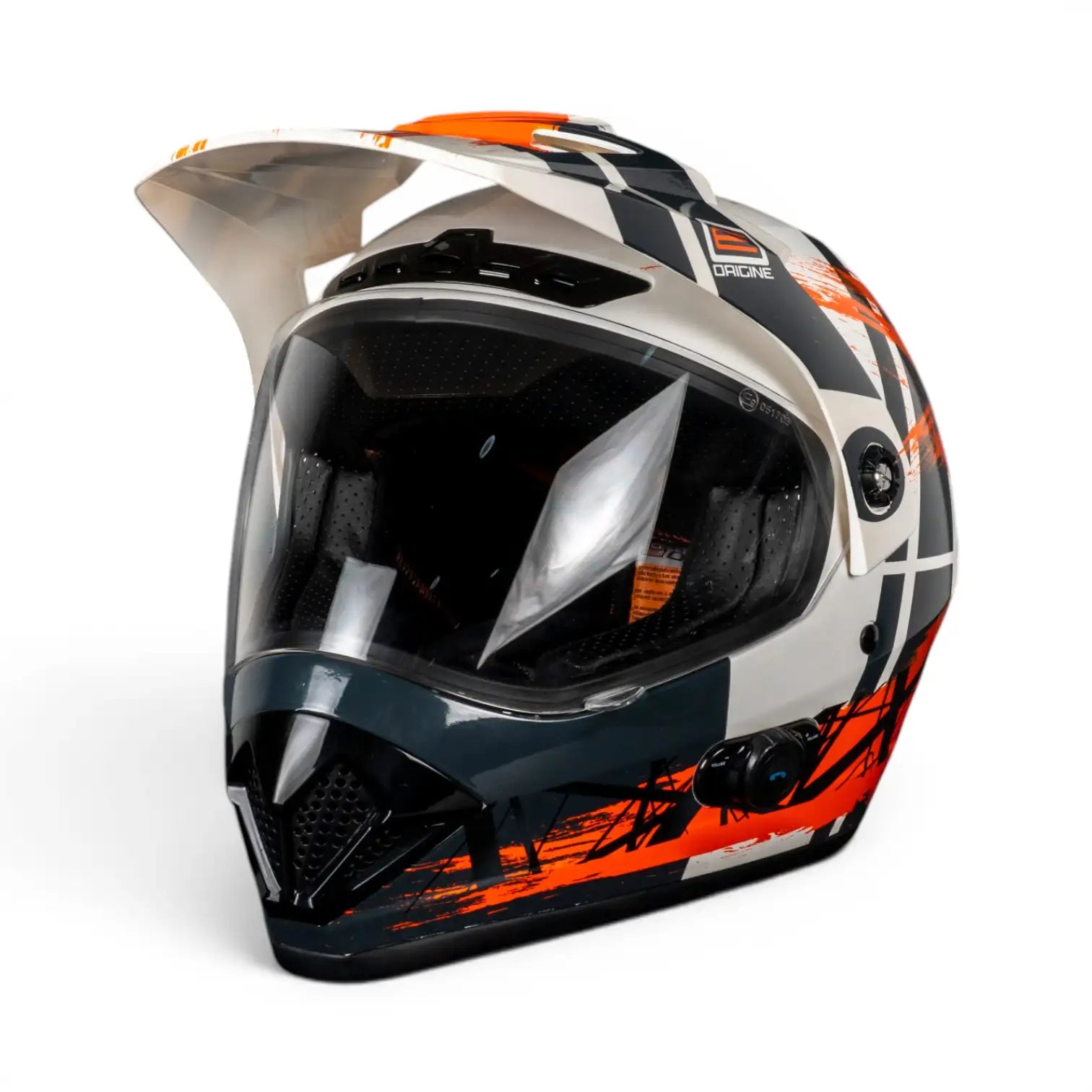 Origine Dakar Orange Black Kapalı Kask