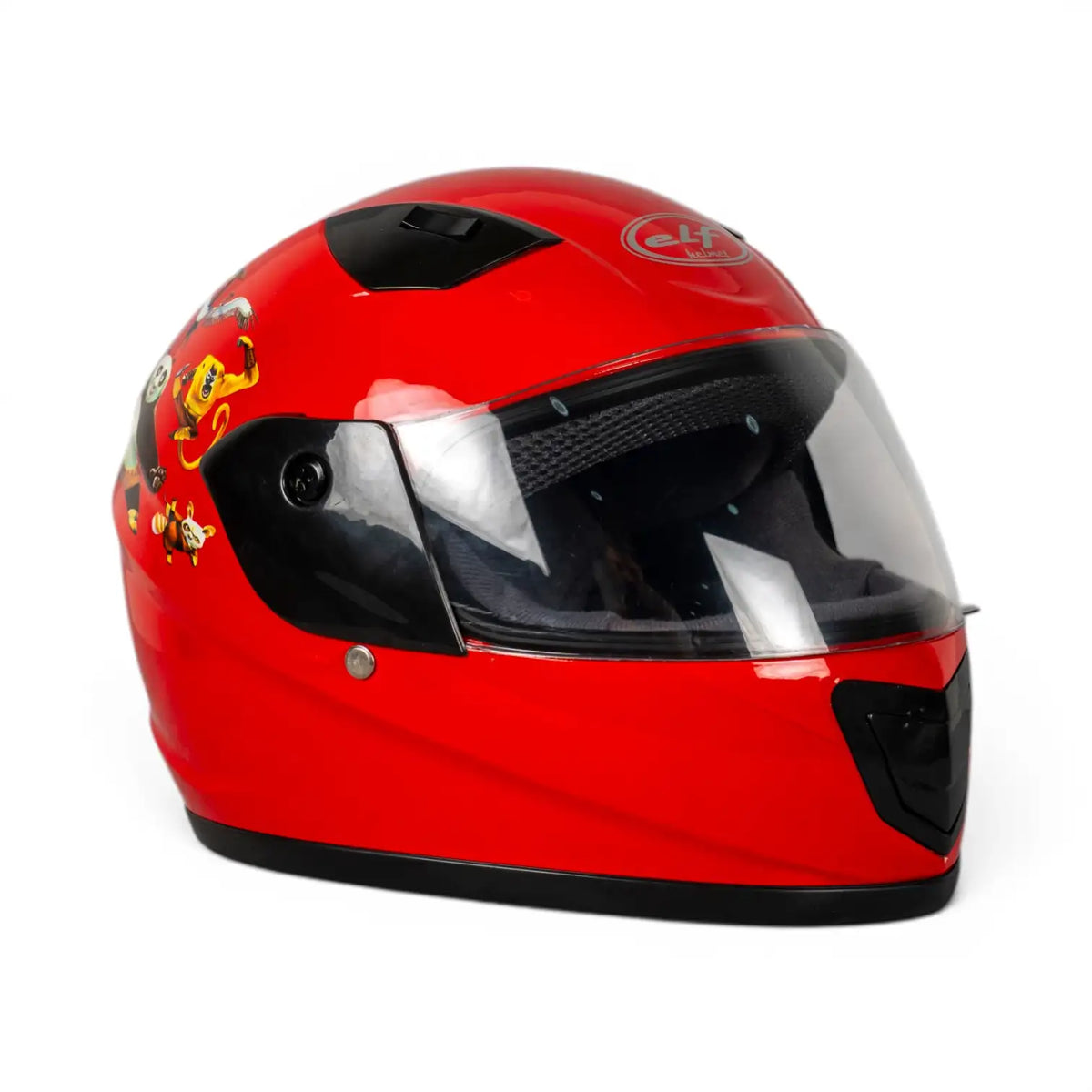 Sw Helmets Kungfu Panda Kırmızı Çocuk Kaskı