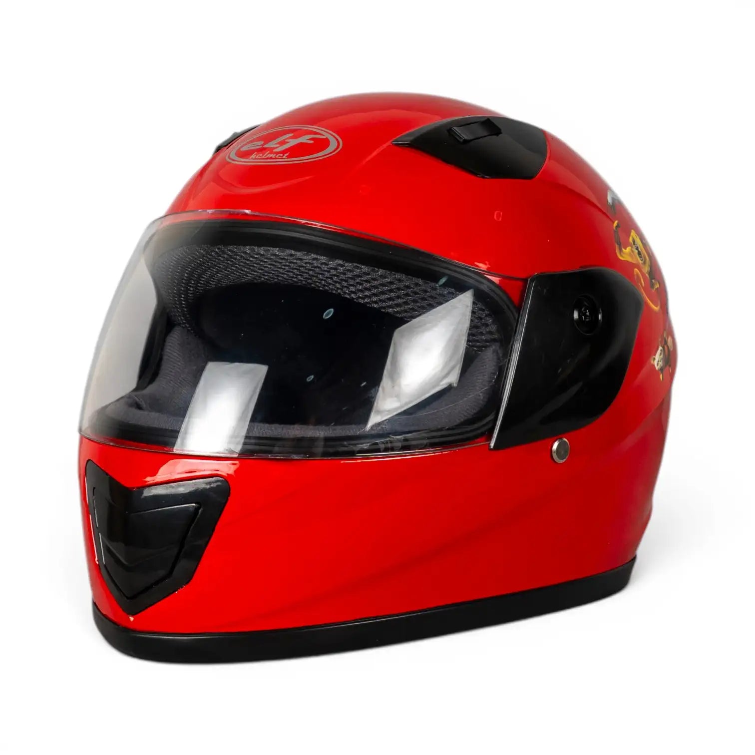 Sw Helmets Kungfu Panda Kırmızı Çocuk Kaskı
