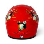 Sw Helmets Kungfu Panda Kırmızı Çocuk Kaskı