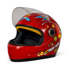 Mp Helmets Angry Birds Kırmızı Çocuk Kaskı