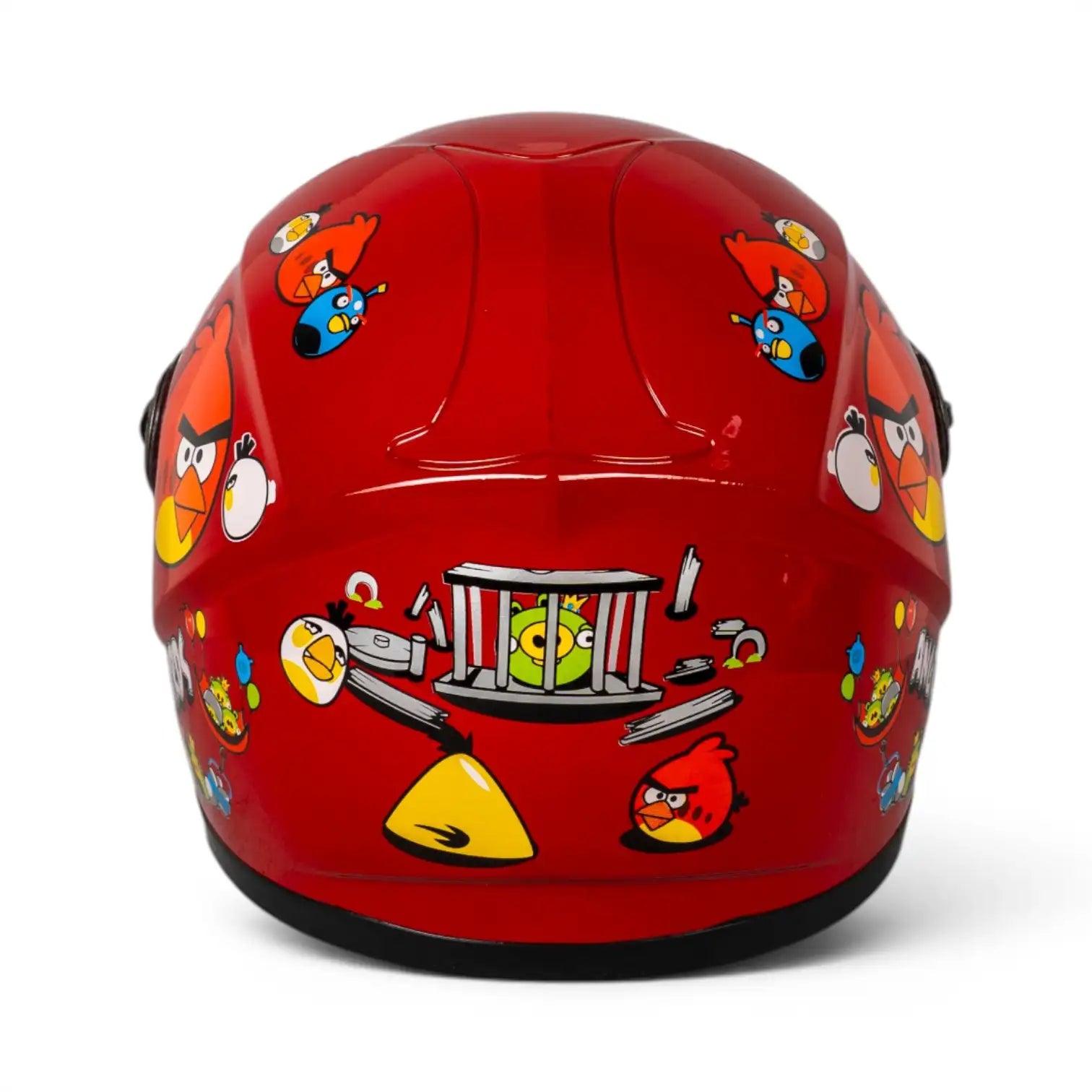 Mp Helmets Angry Birds Kırmızı Çocuk Kaskı