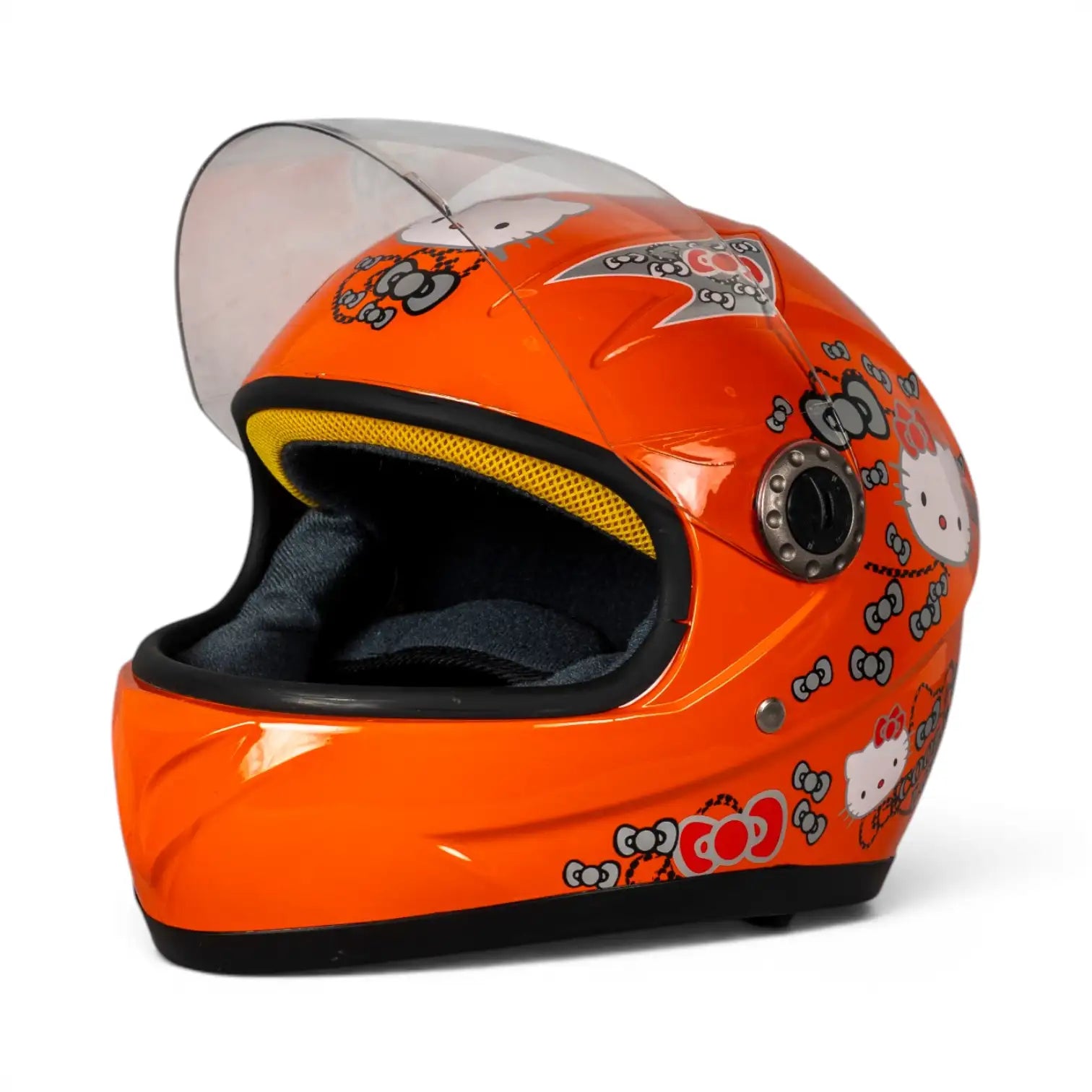 Mp Helmets Hello Kitty Turuncu Çocuk Kaskı