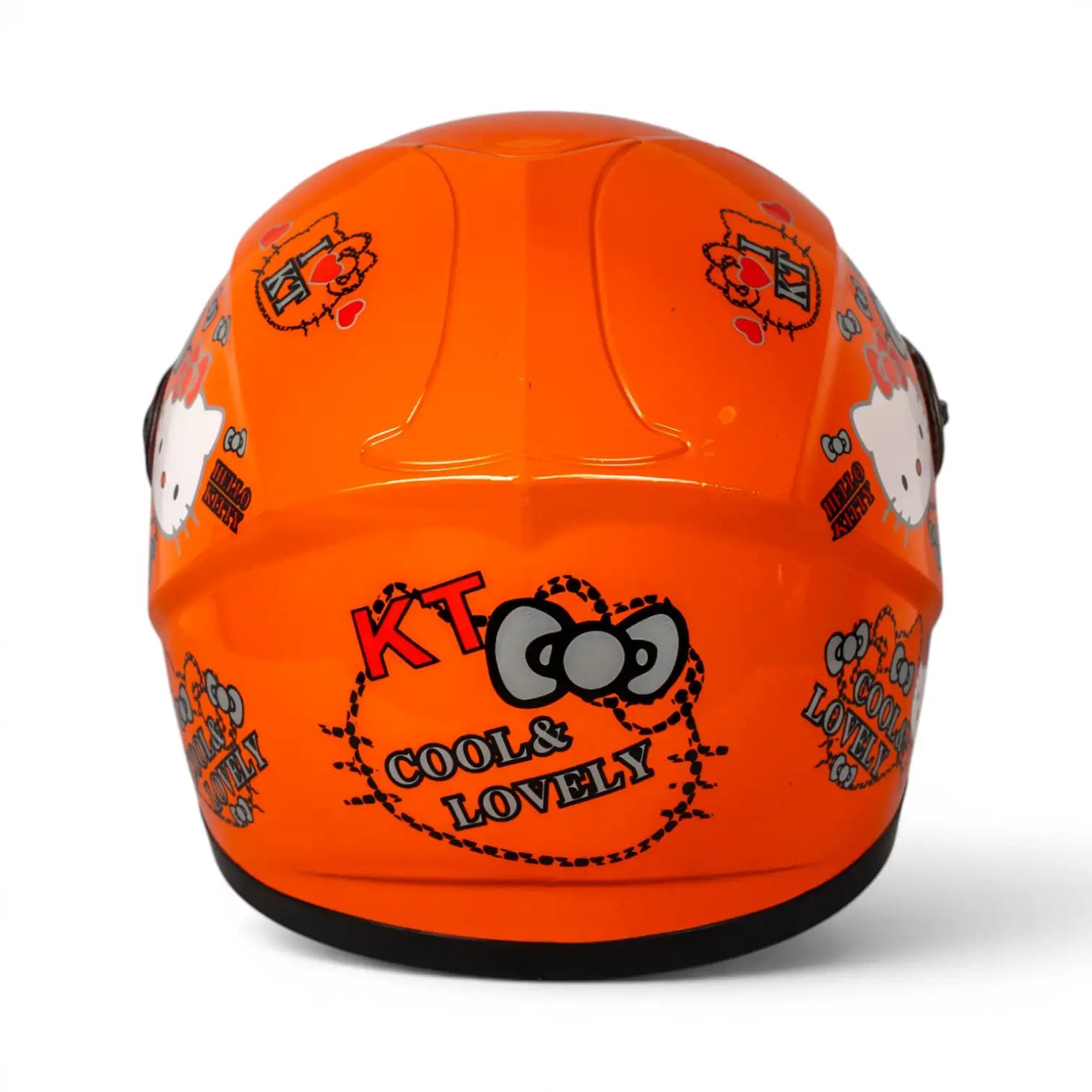 Mp Helmets Hello Kitty Turuncu Çocuk Kaskı