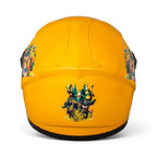 Mp Helmets Ayıcıklı Sarı Çocuk Kaskı