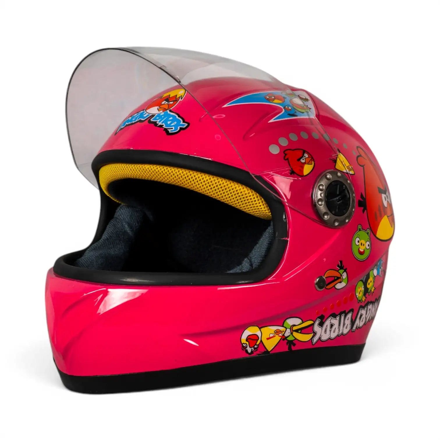 Mp Helmets Angry Birds Pembe Çocuk Kaskı