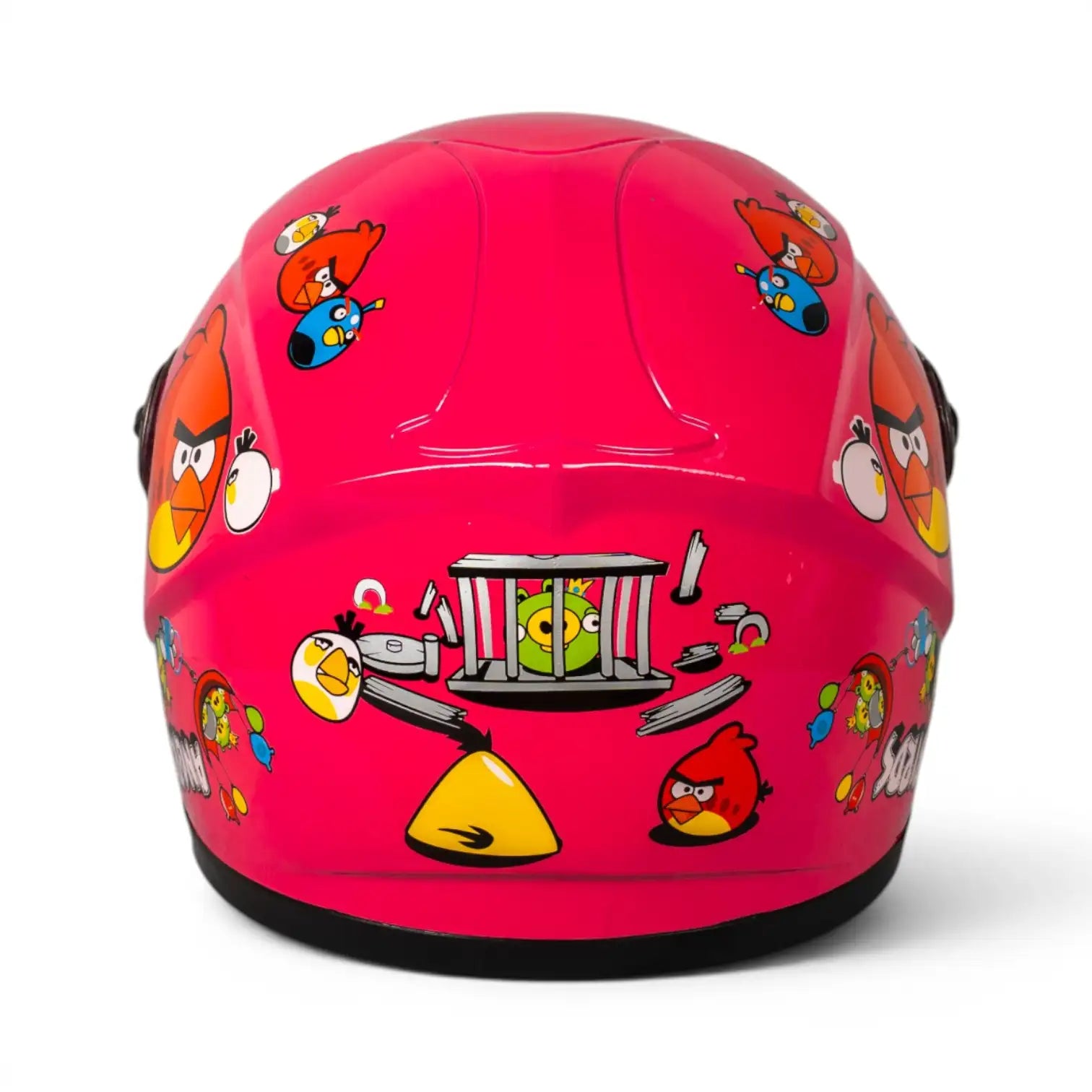 Mp Helmets Angry Birds Pembe Çocuk Kaskı