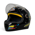 Mp Helmets Ayıcıklı Siyah Çocuk Kaskı