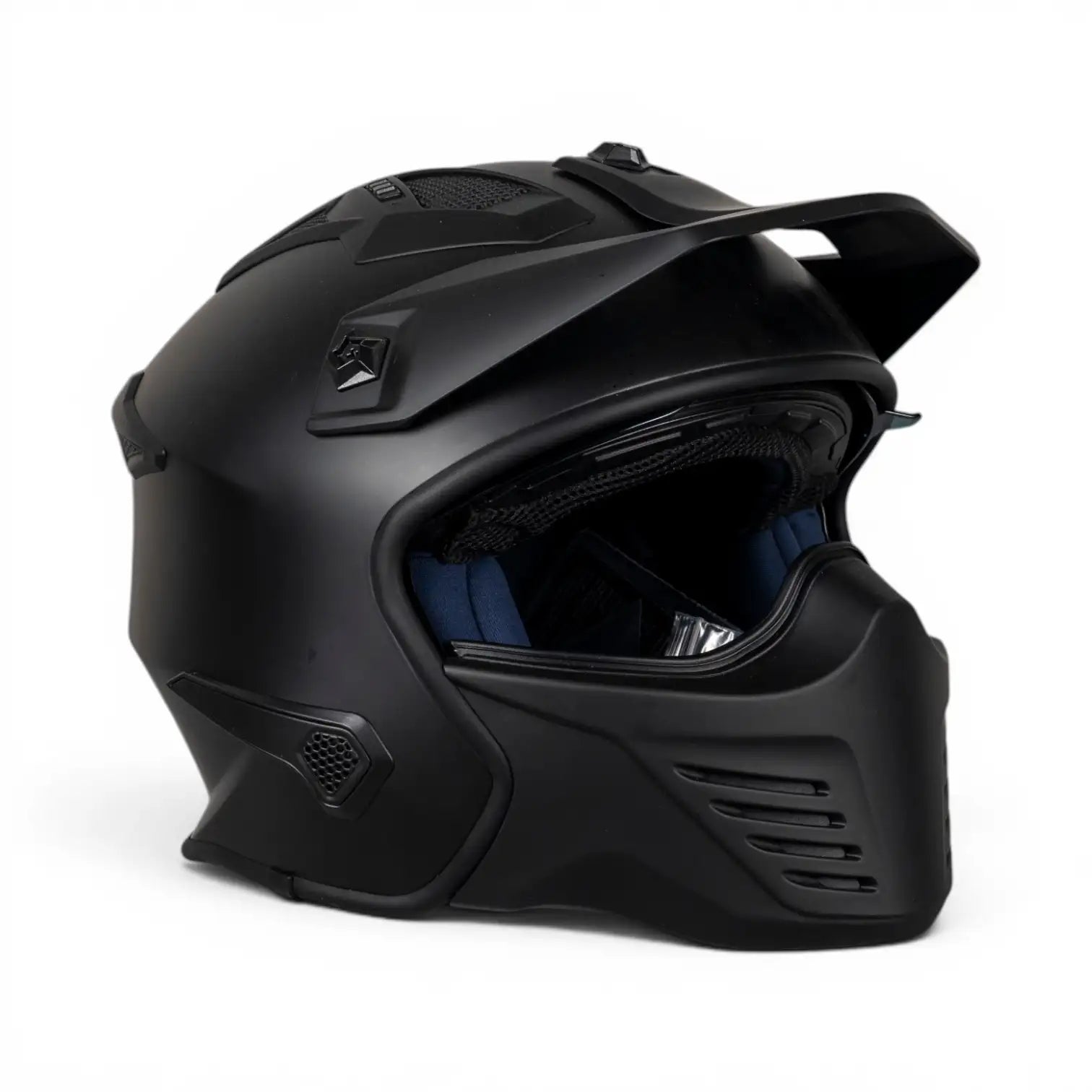 Sway Helmets Tokyo Matt Black Modüler Kask