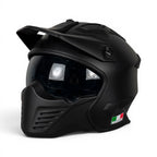 Sway Helmets Tokyo Matt Black Modüler Kask