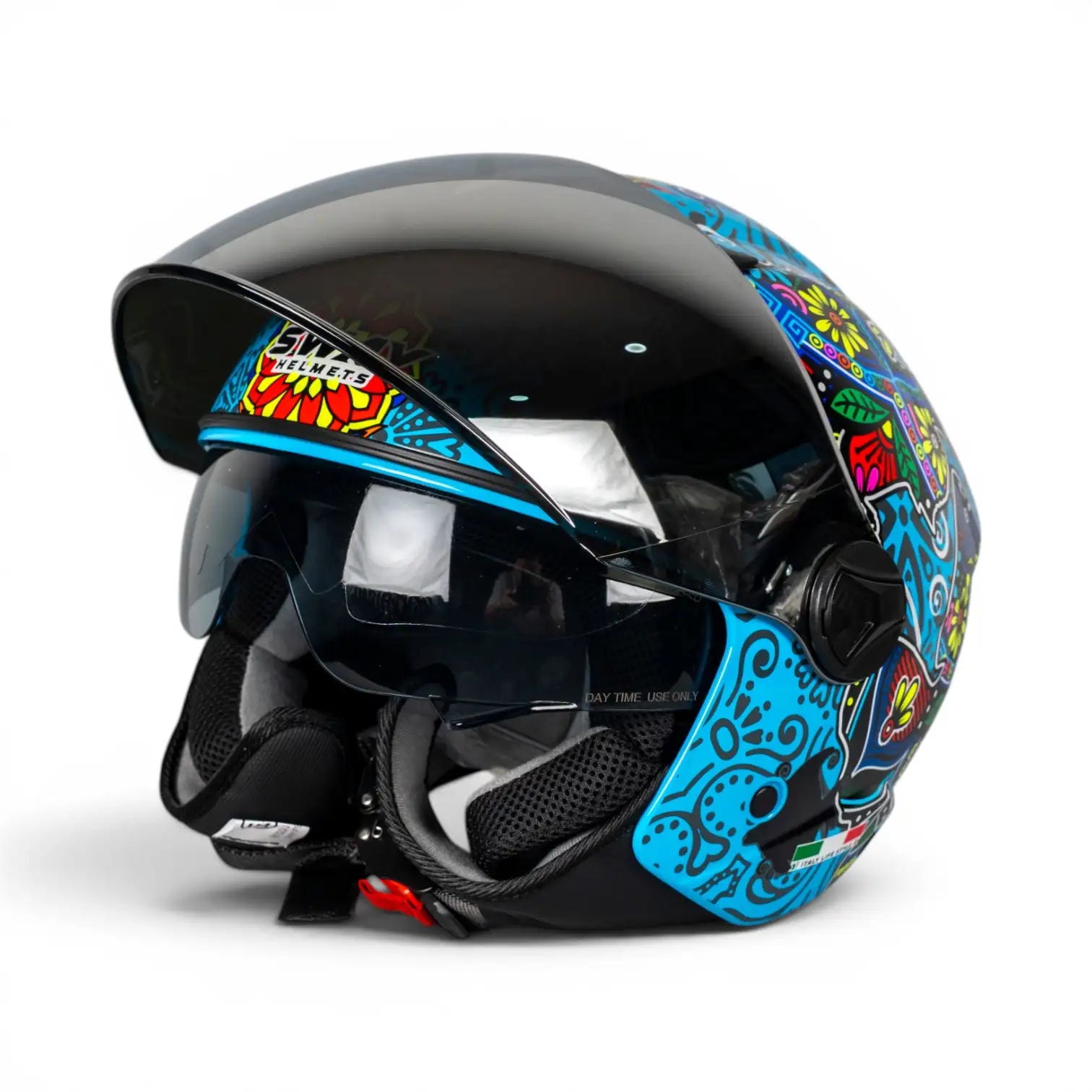Sway Helmets Open Face Spring Blue Açık Kask