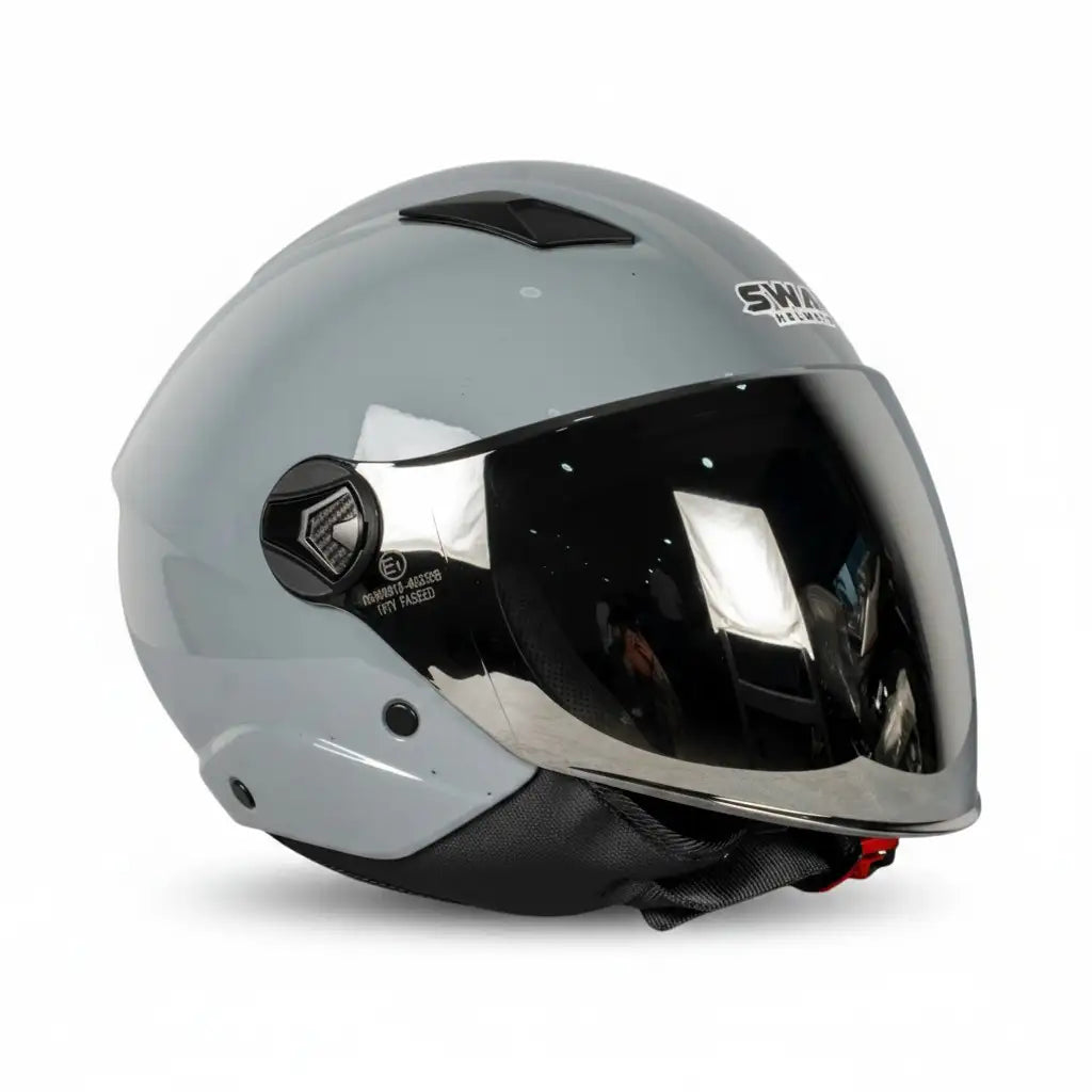 Sway Helmets Open Face Gloss Nardo Gray Açık Kask