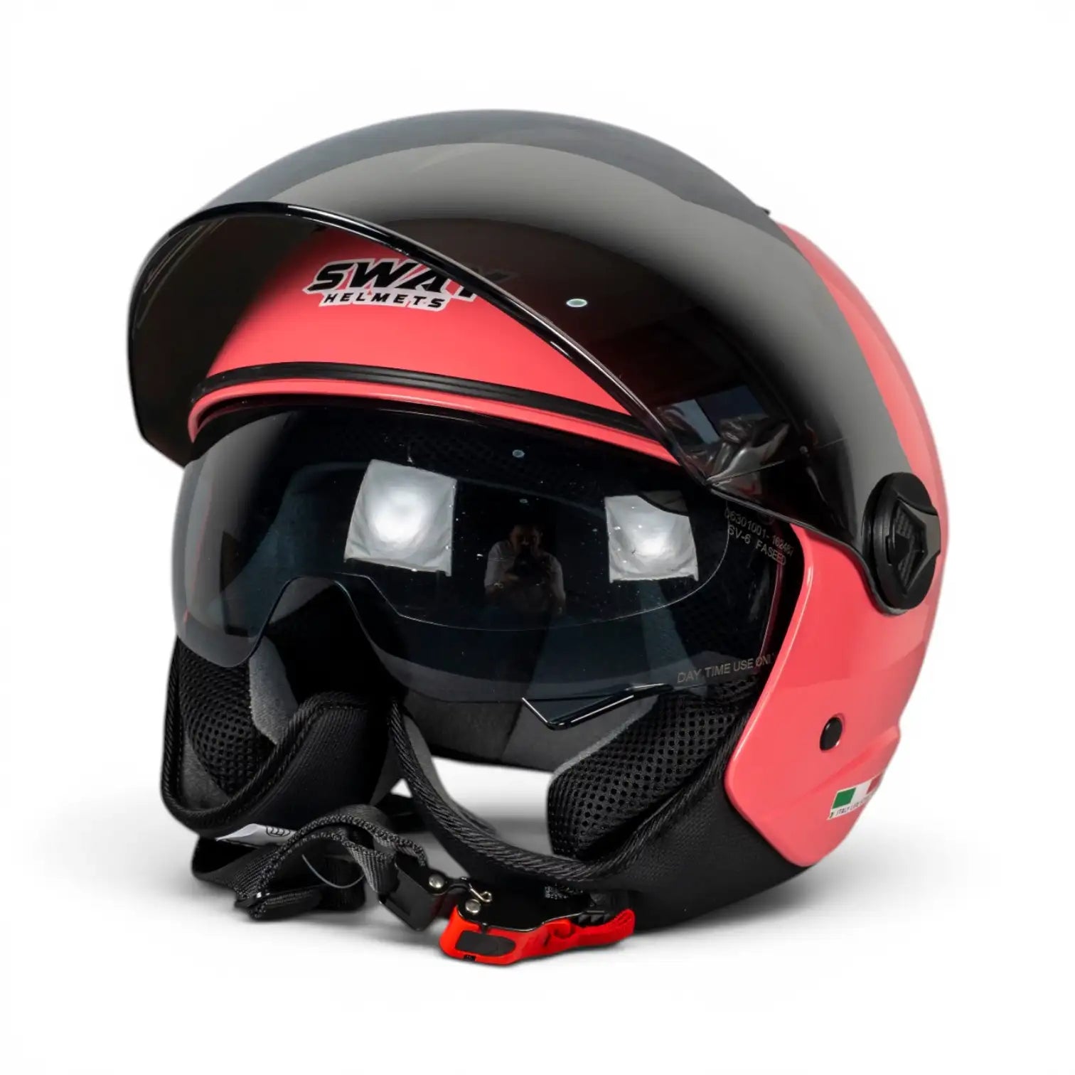 Sway Helmets Open Face Pink Açık Kask