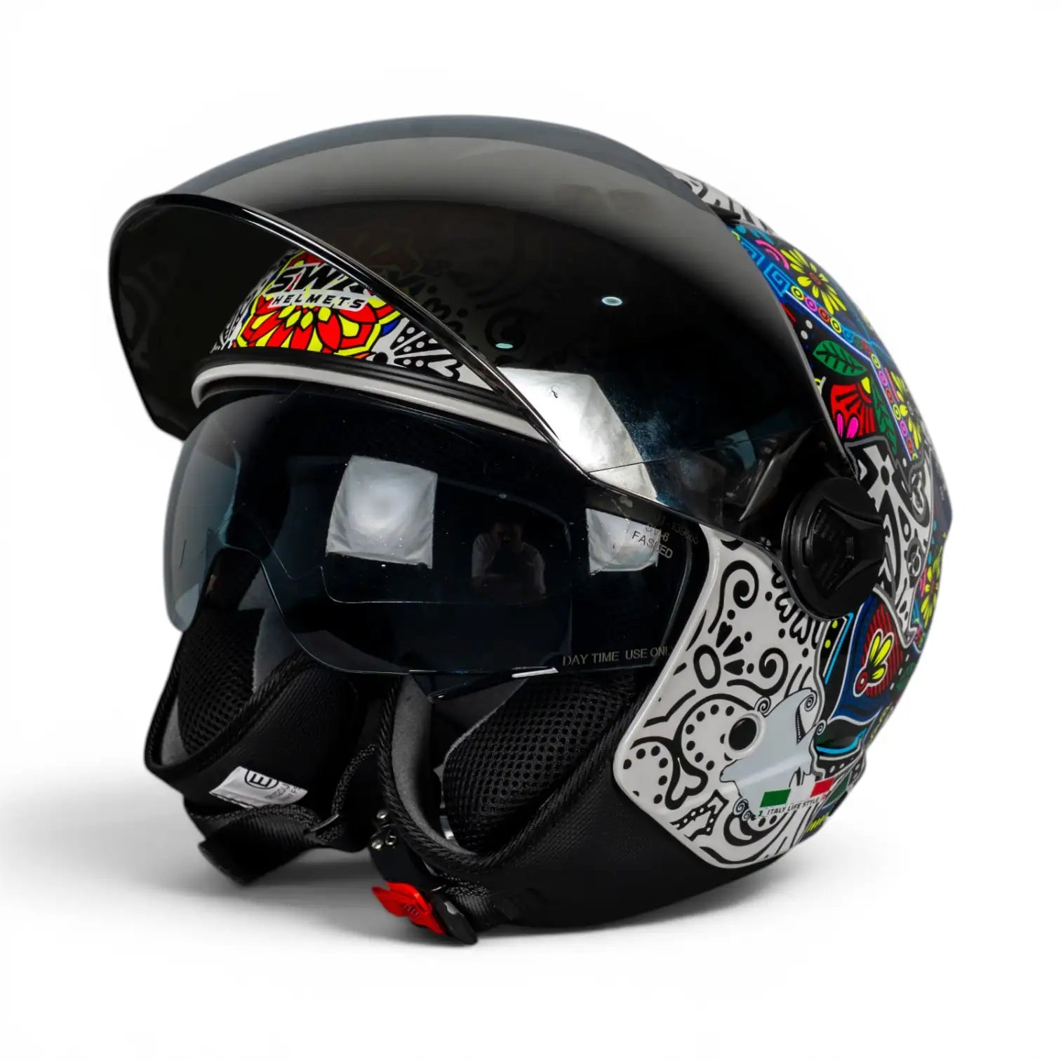 Sway Helmets Open Face Spring White Açık Kask