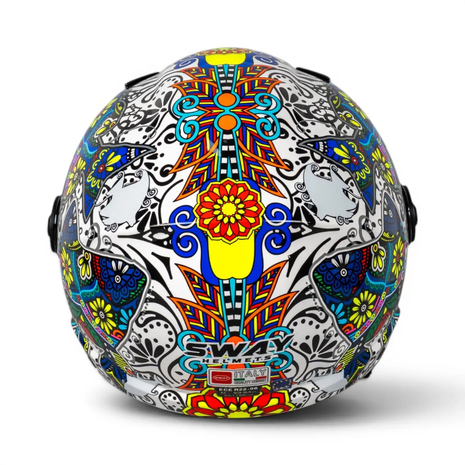 Sway Helmets Open Face Spring White Açık Kask