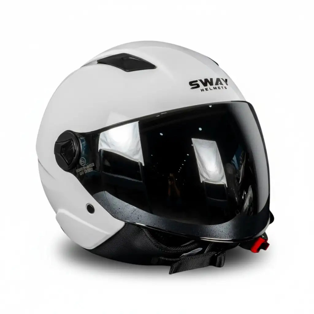 Sway Helmets White Açık Kask