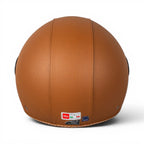 Sway Helmets Brown Leather Açık Kask