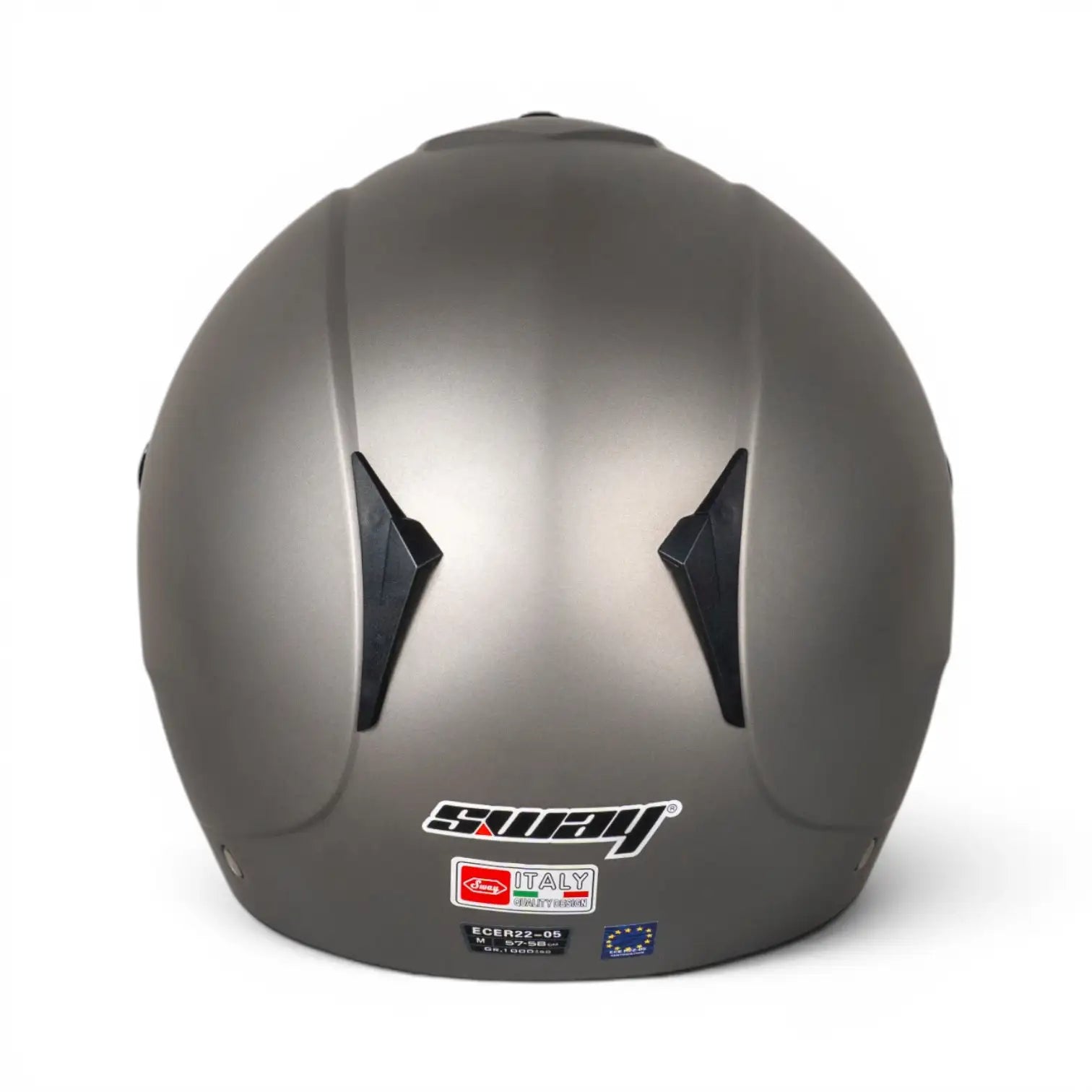 Sway Helmets Matt Gray Açık Kask