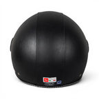Sway Helmets Black Leather Açık Kask