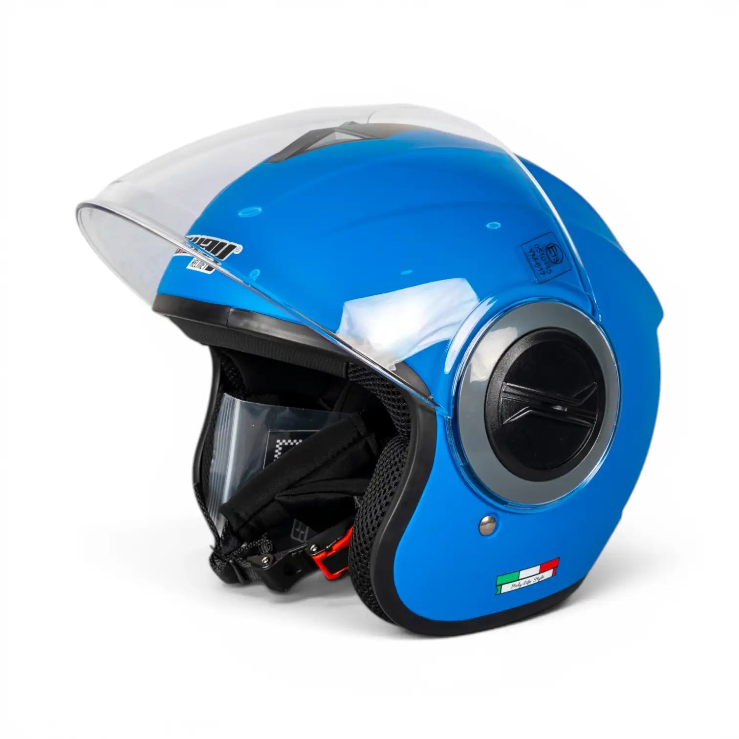 Sway Helmets Matt Open Blue Açık Kask