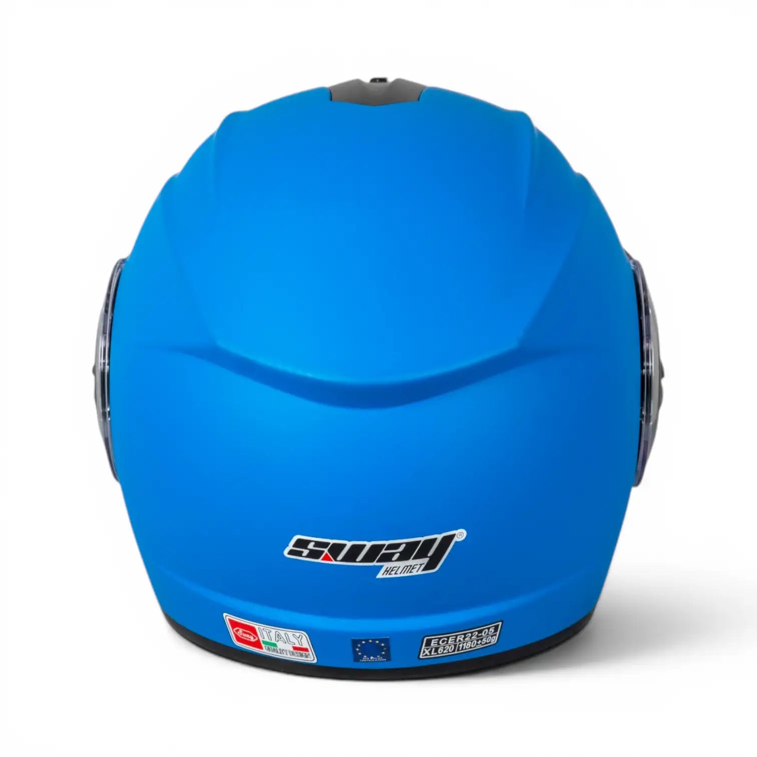 Sway Helmets Matt Open Blue Açık Kask